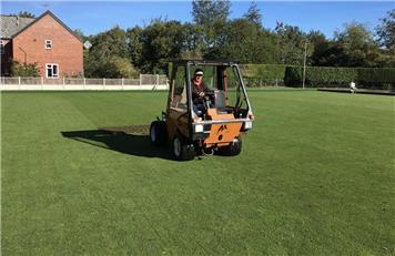 Autumn work on the green